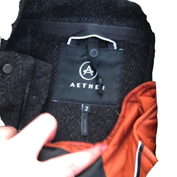 RARE Aether Designer Long Coat Jacket Medium - Picture 11 of 16